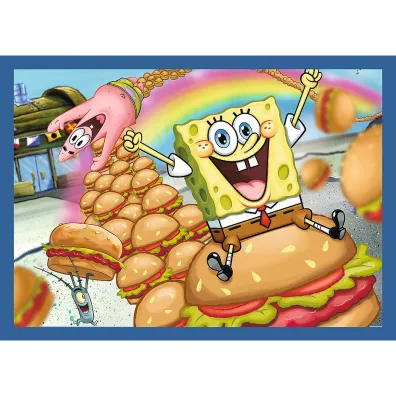 Puzzle 4w1 - Podwodne �ycie SpongeBoba (35+48+54+70 el.) Trefl