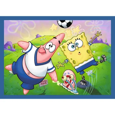 Puzzle 4w1 - Podwodne �ycie SpongeBoba (35+48+54+70 el.) Trefl