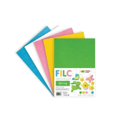 Happy Color Filc dekoracyjny Spring 5 szt.