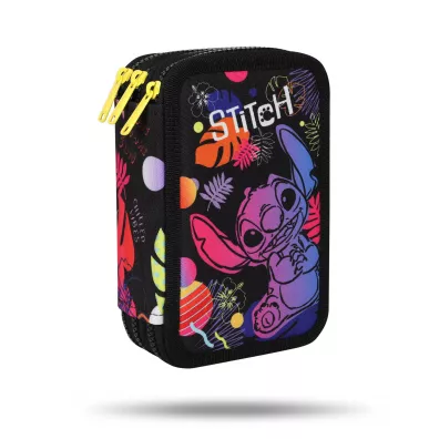CoolPack Pi�rnik potr�jny z wyposa�eniem Jumper 3 Stitch Black