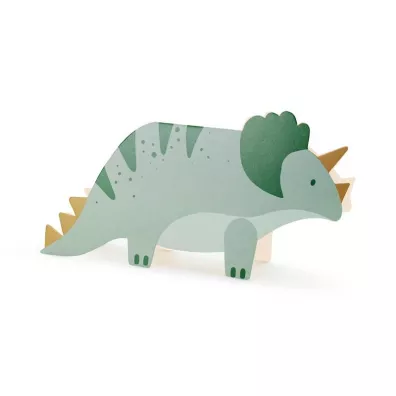 PartyDeco Zaproszenia Triceratops mix A6 28371