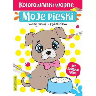 Moje pieski. Kolorowanki wodne