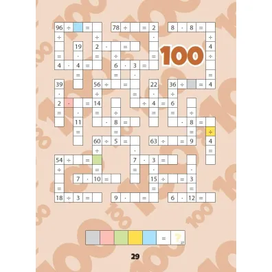 Matematyka w krzy��wkach. Mno�enie i dzielenie w zakresie do 100