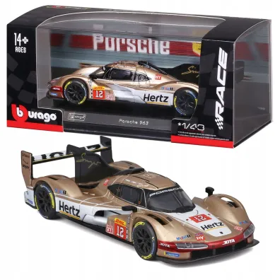 Bburago Model 1:43 Race Porsche 963 12 Hertz Jota