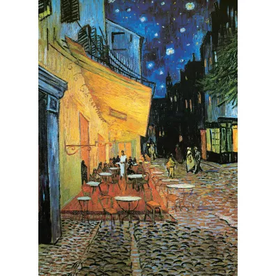 Puzzle 1000 el. Kawiarnia i taras w nocy Eurographics