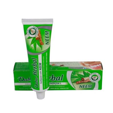 Dabur Toothpaste With Neem pasta do zbw z miodl indyjsk bez fluoru 155 g