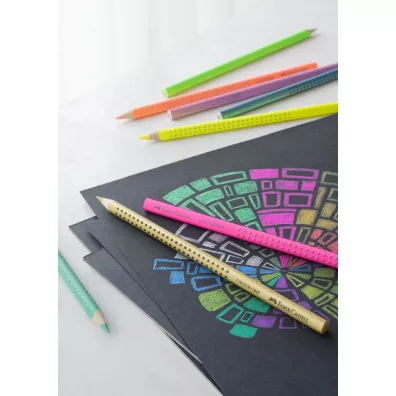Faber-Castell Kredka grip metallic zielona
