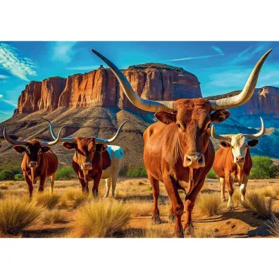 Puzzle 1000 USA Collection: Longhorns TREFL