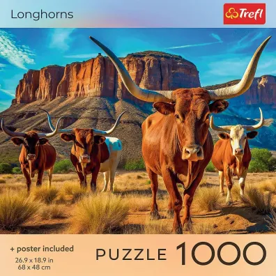 Puzzle 1000 USA Collection: Longhorns TREFL