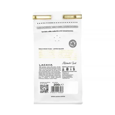 LaCava Kawa ziarnista Kolumbia La Cabana Anaerobic Washed Filter 200 g