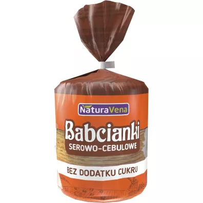 NaturaVena Babcianki serowo-cebulowe bez dodatku cukru 110 g