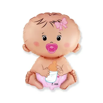 Godan Balon foliowy Bobas Dziewczynka 61cm