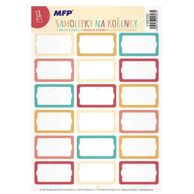MFP Naklejki na przyprawy 15.4x22.5cm 18 szt.