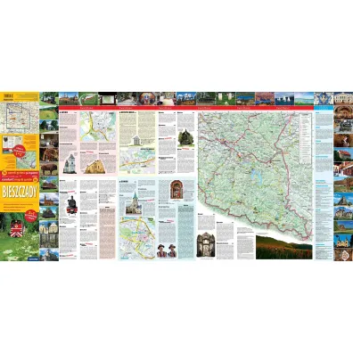 Bieszczady map&guide XL PL laminat 2025