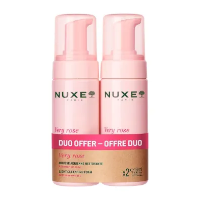 Nuxe Very Rose oczyszczaj�ca pianka do twarzy 2x150ml 300 ml
