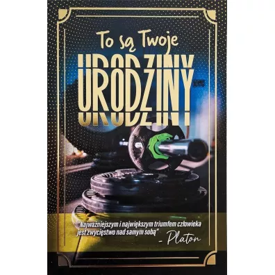 Yeku Karnet Urodziny Si�ownia
