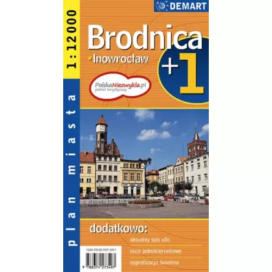 Brodnica/inowroc�aw plus 1 1:12 000 Plan miasta demart