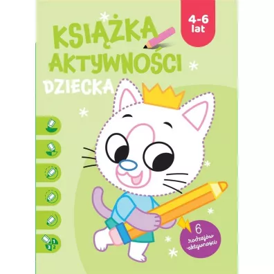 Ksi��ka aktywno�ci dziecka 4-6 lat. Zielona