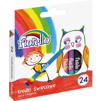 Fiorello Kredki �wiecowe 24 szt.