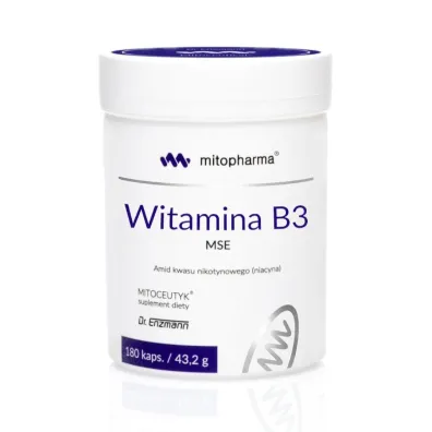 Dr. Enzmann Mse Witamina B3 MSE suplement diety 180 kaps.