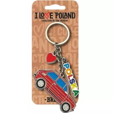 Pan Dragon Brelok I love Poland Polska ILP-BRE-C-PL-07