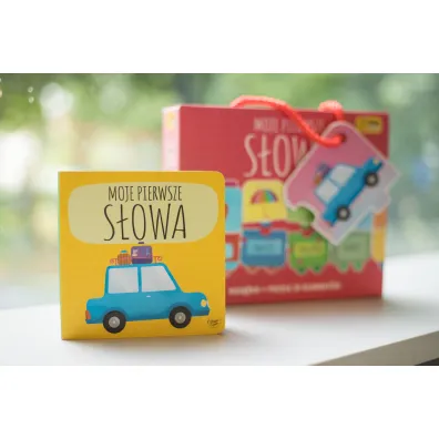 Puzzle 20 el. Moje pierwsze s�owa + ksi��ka Wilga Play