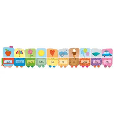 Puzzle 20 el. Moje pierwsze s�owa + ksi��ka Wilga Play