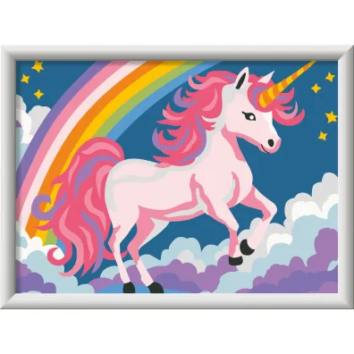 Malowanie po numerach CreArt - R�owy Neon - Jednoro�ec Ravensburger