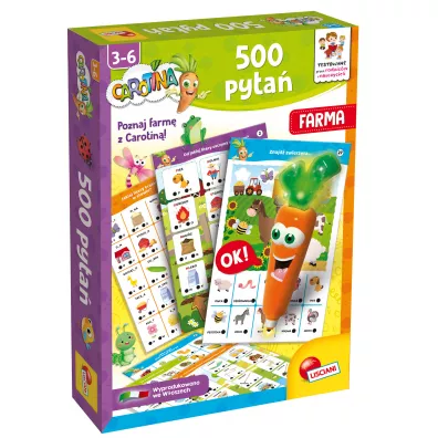 Carotina. 500 pyta. Farma 10128 Lisciani