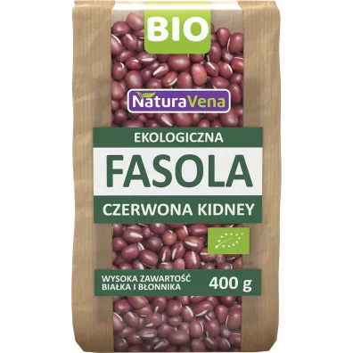 NaturaVena Fasola czerwona kidney 400 g Bio