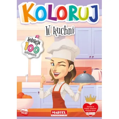 W kuchni. Koloruj