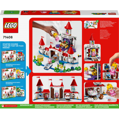 LEGO Super Mario Zamek Peach - zestaw rozszerzający 71408