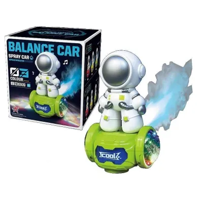 Robot astronauta z pojazdem kosmicznym Adar
