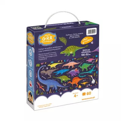 Puzzle 60 el. GRR Dinozaury Bright Junior Media