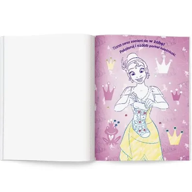 Disney Ksi�niczka. Malowanka z diamencikami