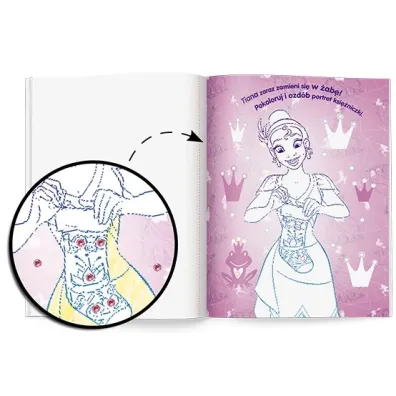 Disney Ksi�niczka. Malowanka z diamencikami