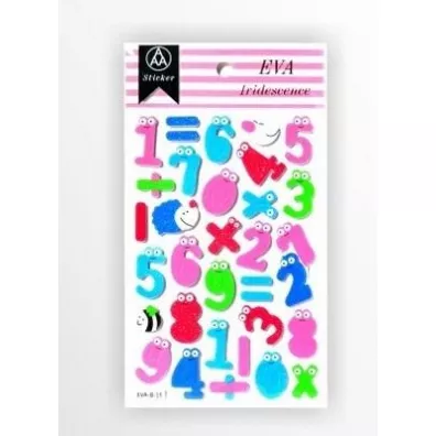 Galeria Hobby Stiker z elementami z pianki z lekkim brokatem