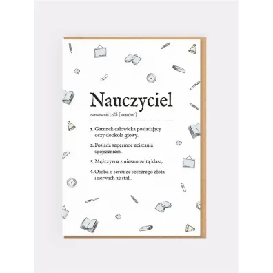 Karnet okoliczno�ciowy Nauczyciel