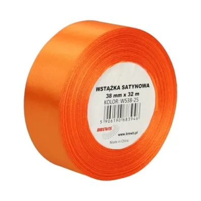 Brewis Wst��ka satynowa pomara�czowa 38mm x 32m