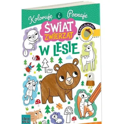 Kolorowanka a4 �wiat zwierz�t - w lesie - Agnieszka Matz