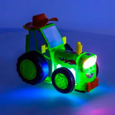 Traktor cignik zdalnie sterowany na pilota RC skaczcy taczcy dwik