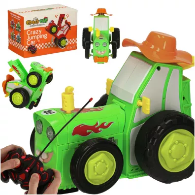 Traktor cignik zdalnie sterowany na pilota RC skaczcy taczcy dwik