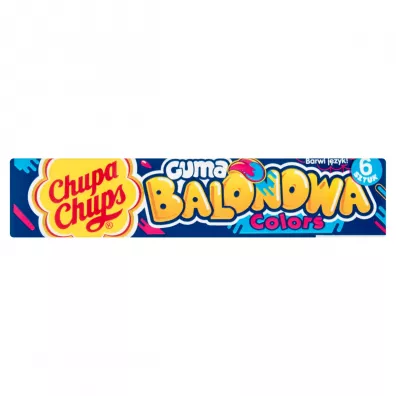 Chupa Chups Guma balonowa o smaku niebieskiej maliny 27.6 g