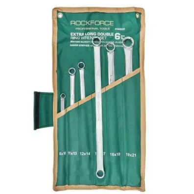 Rockforce / Wmc Rockforce klucz oczkowy d�ugi kpl. (8-21mm) /etui 6 el.