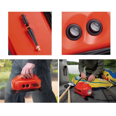 Black&Decker Kompresor / spr�arka mini 12v 8,3bar asi200