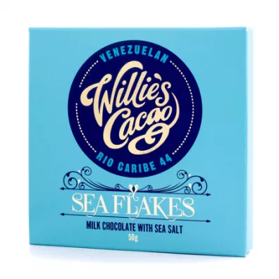 Willies Cacao Czekolada z sol� morsk� Sea Flake 50 g