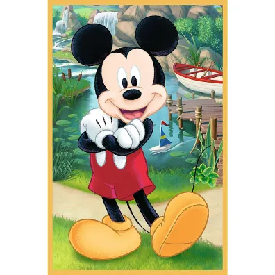 Puzzle 3x50 el. Myszki na wakacjach Trefl