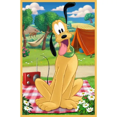 Puzzle 3x50 el. Myszki na wakacjach Trefl