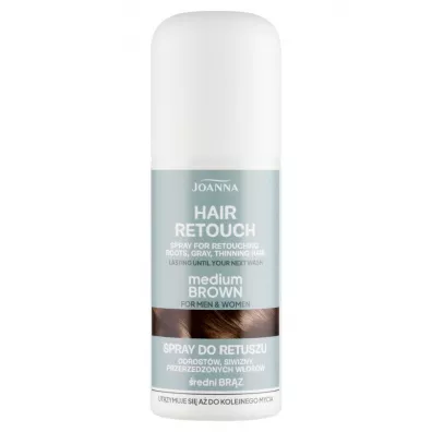 Joanna Hair Retouch spray do retuszu odrostw Medium Brown 75 ml