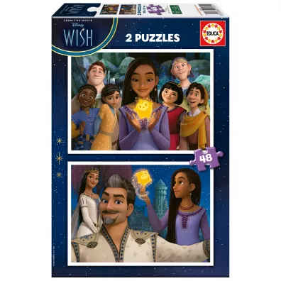 Puzzle 2 x 48 el. yczenie Educa